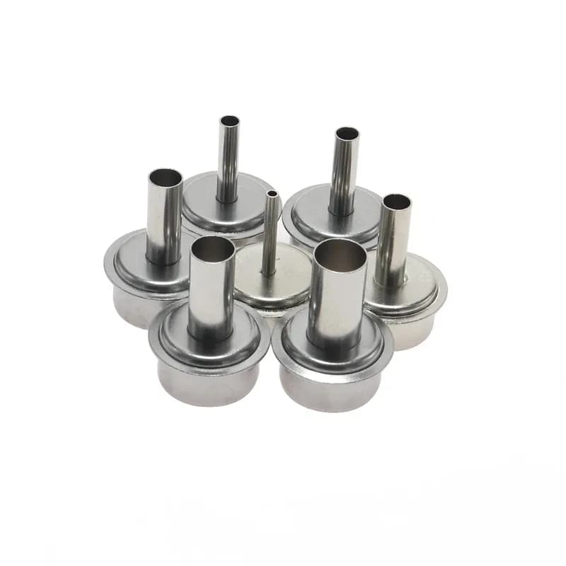 Wear Resistant Stainless Steel Hot Air Gun Nozzle Kit 3-12mm 7/8/15Pcs for Heat Shrink Wrap Electronics DIY Vinyl Repairs