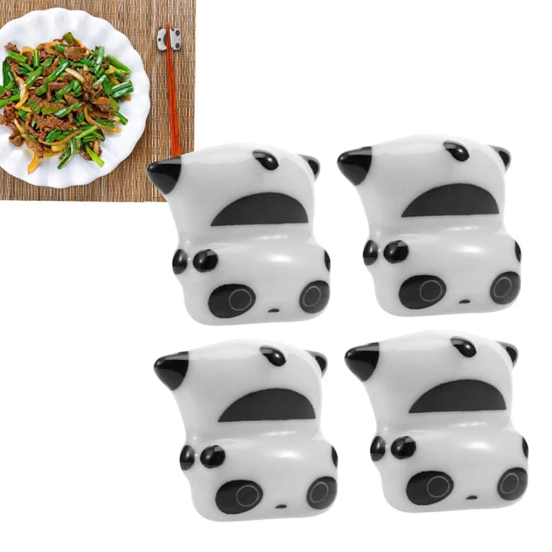 Panda bacchette resto artigianato stoviglie decorazione creativa forchetta in ceramica adatta per bacchette cucchiai forchette e altre stoviglie