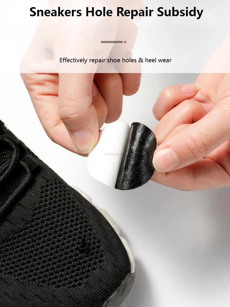 Scarpe sportive Toppe Vamp Riparazione Solette per scarpe Patch Scarpe da ginnastica Protezione per tallone Toppa adesiva Riparazione Scarpe Prodotti per la cura del piede del tallone
