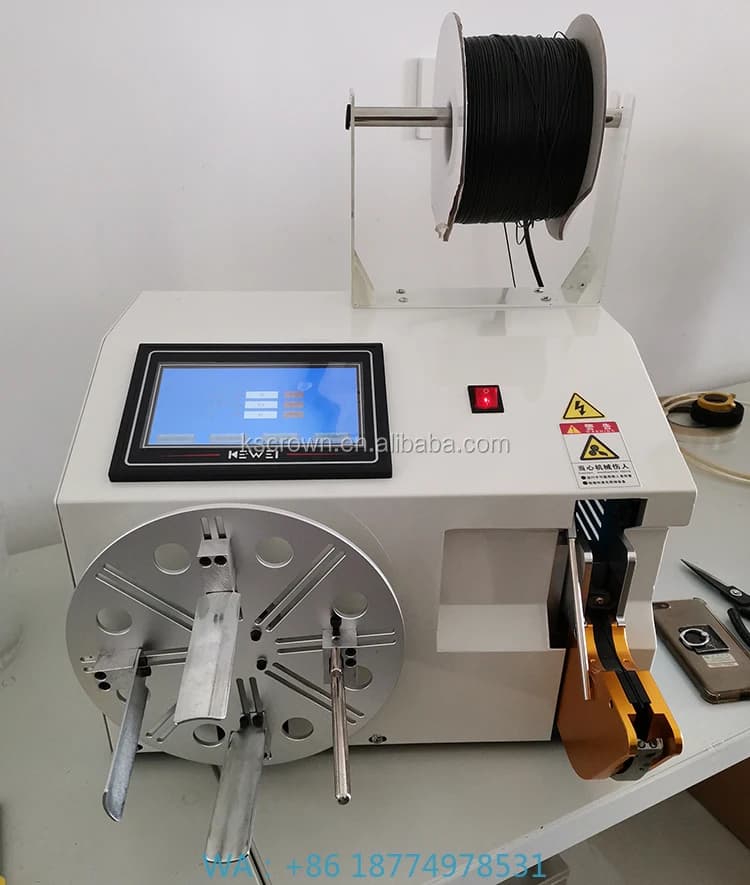 Avvolgitore per rilegatura Avvolgitore elettrico per cavi e bobine di filo