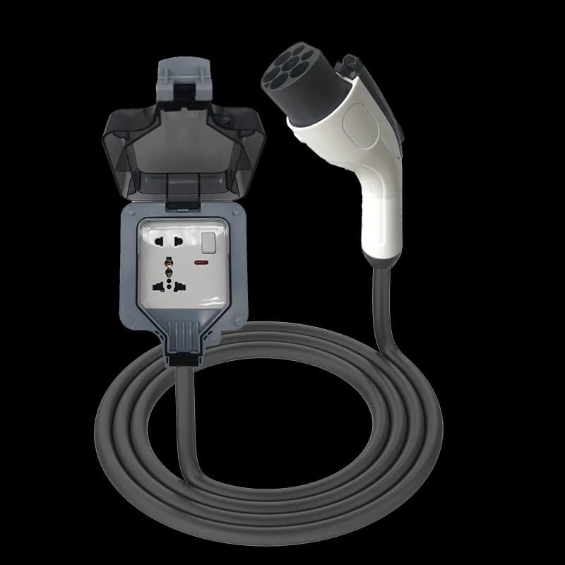 Adattatore di scarico EV personalizzato da 3,5 kW GBT V2L Nuovo caricatore V2L per veicoli BYD con pistola con presa estesa da campeggio esterna per ricarica EV