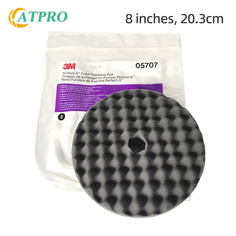 Sponge sponge for corrugated double face wax 8 inch sponge disc for maintenance self-polished finish Fine black 203MM sponge disc