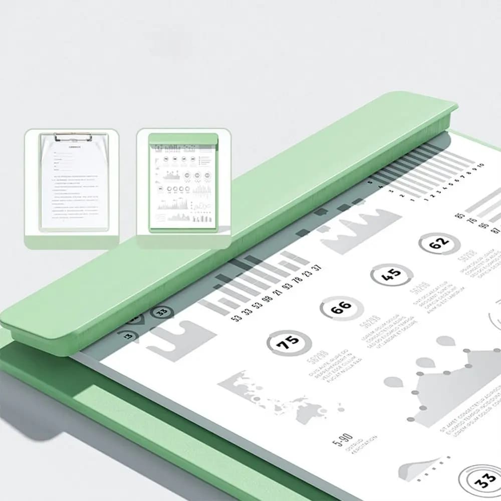 Note Paper Folder Manager Signature Board Drawing Writing Thicken A4 File Folder Board Clamp Durable Writing Sheet Pad
