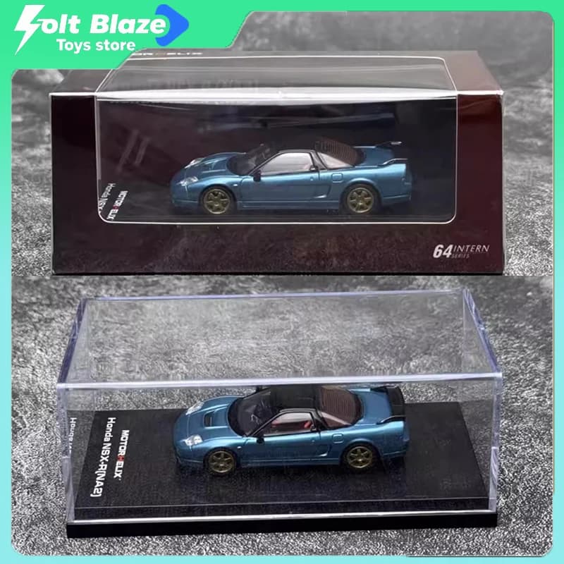 MOTORHELIX MH 1/64 Honda NSX-R NA2 GT Alloy Car Model Limited Version Simulation Collection Cars Model for Boy Birthday Toy Gift