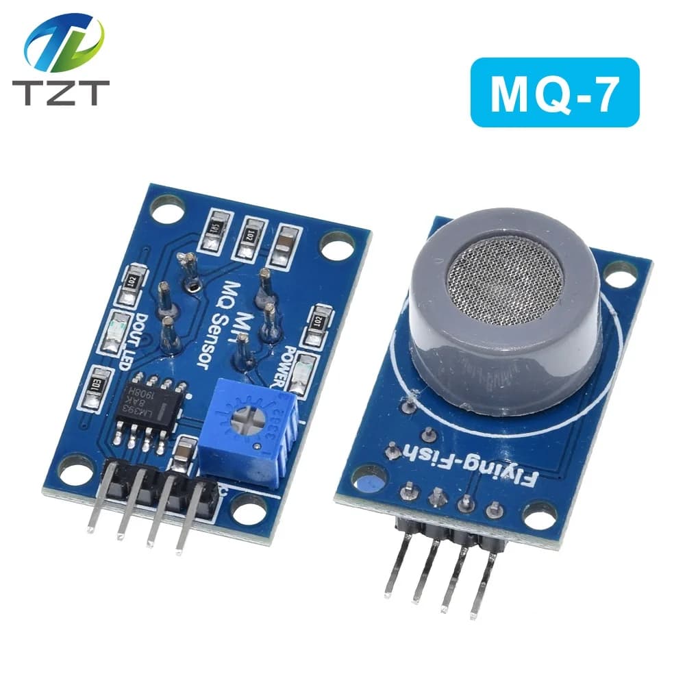 1/3PCS MQ7 MQ-7 Modulo di rilevamento sensori di allarme gas monossido di carbonio CO per Arduino