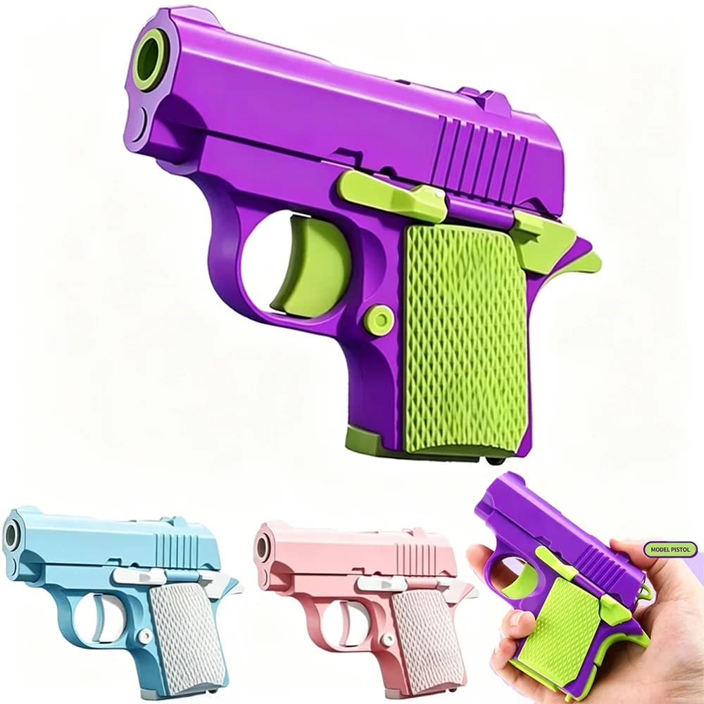 3D Stampato Mini 1911 Pistole Modello Giocattoli per bambini Fidget per bambini Adulti Ragazzi Giocattolo antistress Regalo di decompressione per bambini