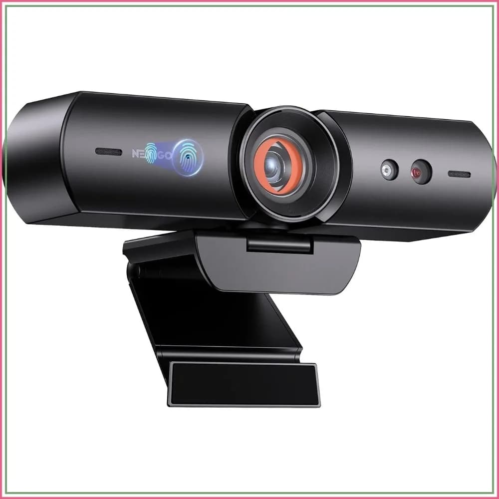 1080P Webcam with Windows Hello, Auto Privacy Shutter, Noise-Canceling Mic, HD USB Camera