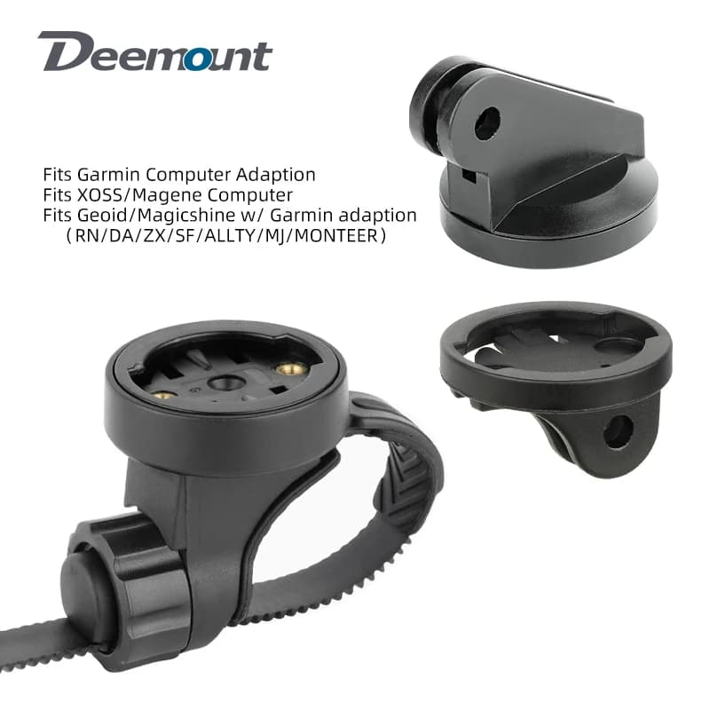 Supporto per faro per bicicletta, tachimetro, supporto per computer con interfaccia Gopro, adatto per Garmin Blackbird Rockbros RHL-1000