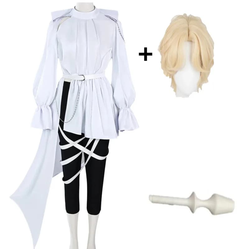 Anime Alien Alien Palco Costume Camicia bianca Accessori Set completo Luka Cosplay Parrucca Puntelli per X;2,F;5.N