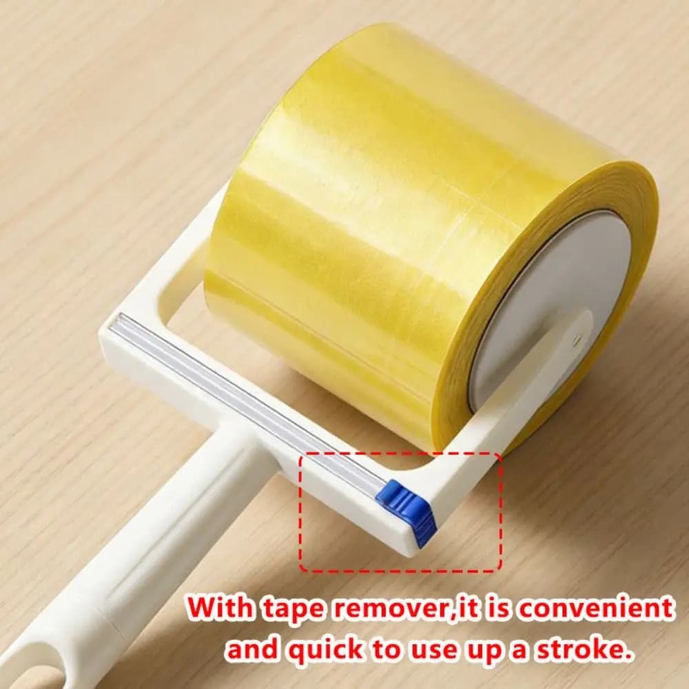 New Strong Sticky Lint Roller Reverse Adhesive Tape Portable Lint Remover Brush Pet Hair Remover Home Travel