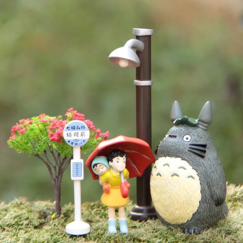 5 pezzi/set carino piccola ragazza mini plastica artigianale figurine decorazione in miniatura fata giardino ornamento pendente accessorio fai da te