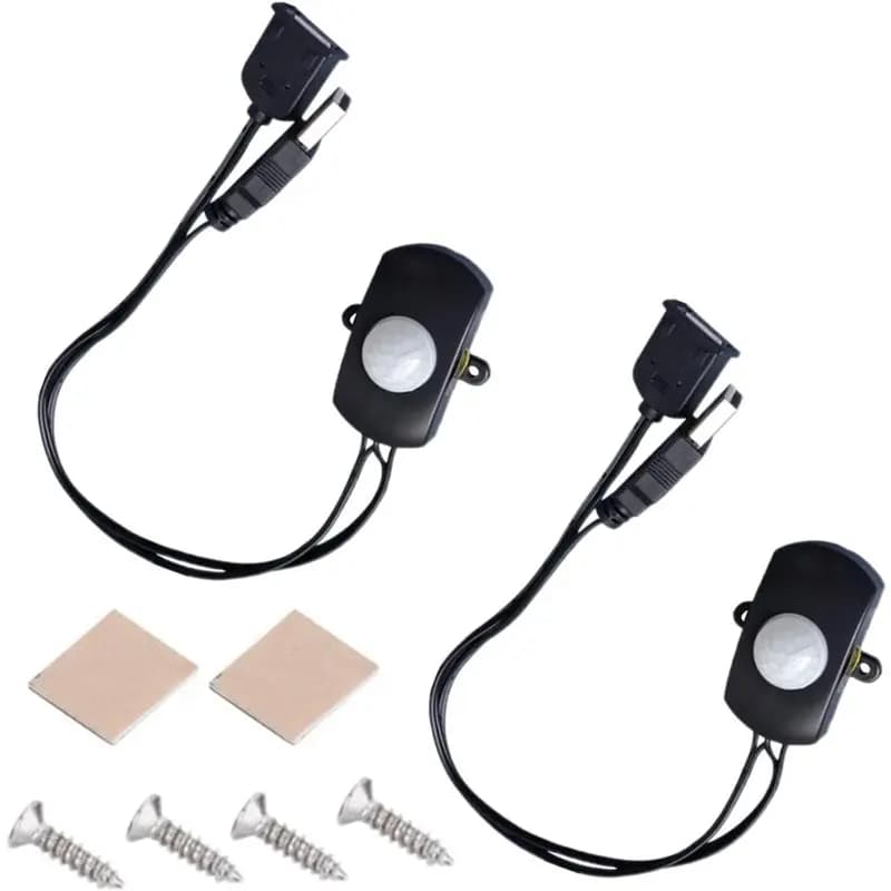 Sensore di Movimento PIR ABBP-USB 5-24V 120 ° Sensore PIR per Strisce LED con Compensazione della Temperatura