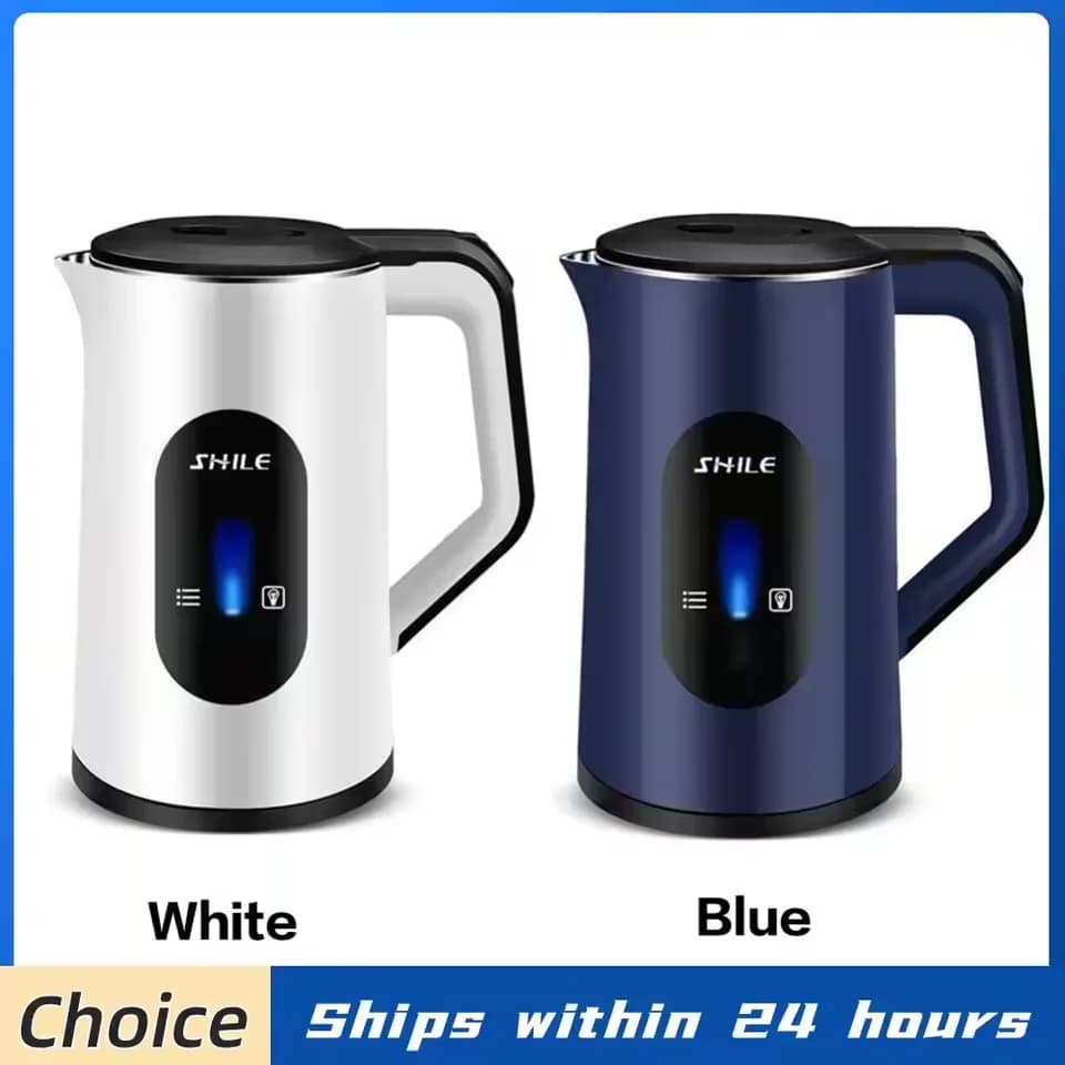 3L Stainless Steel Electric Hot Water Boiler Auto-Shutoff Thermal Large Tea Kettle Digital Display Boil Water Pot for Tea Coffee
