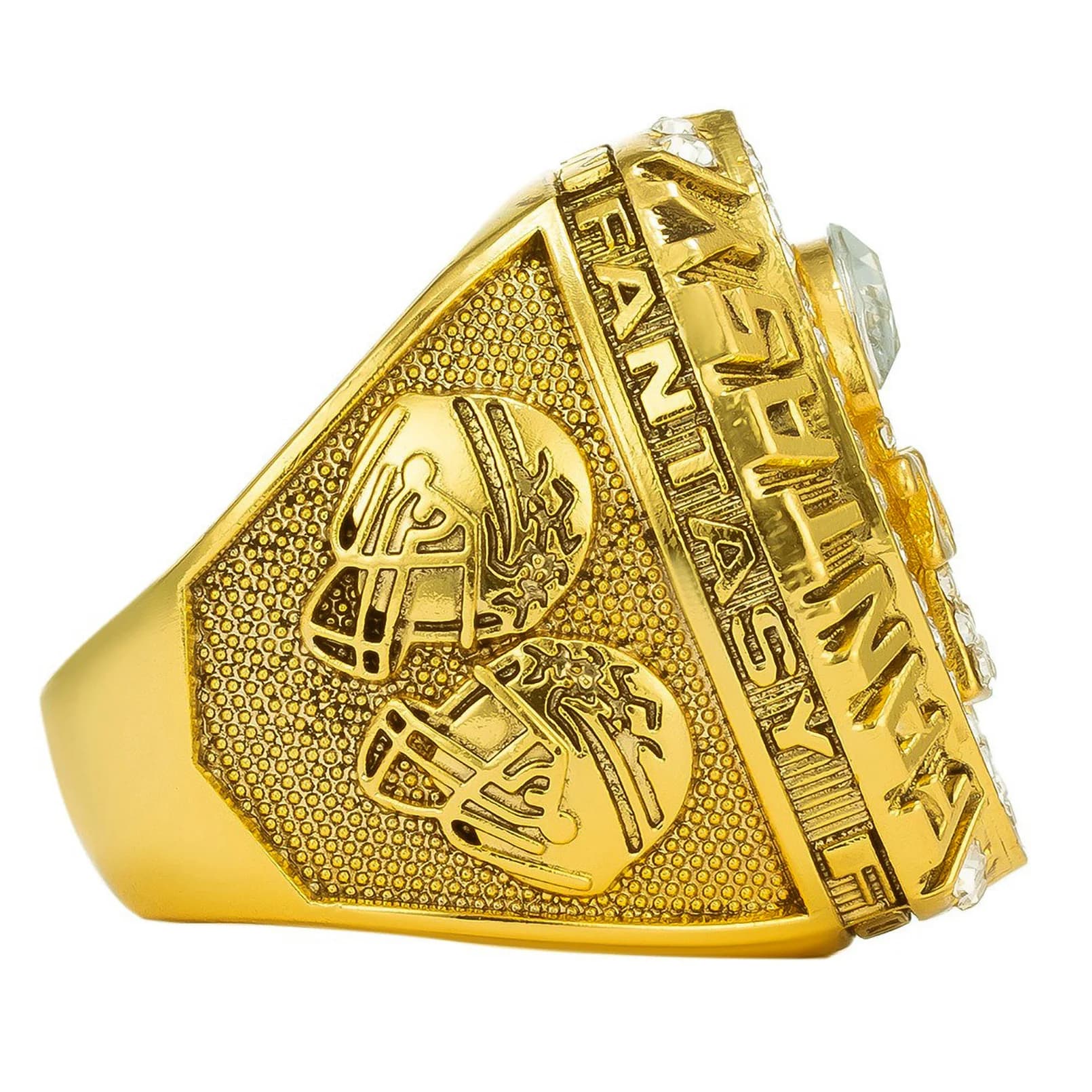 Customized 2026 Fantasy Football Championship Ring Gold Fashion Championship Ring Gift Men's Birthday Gift