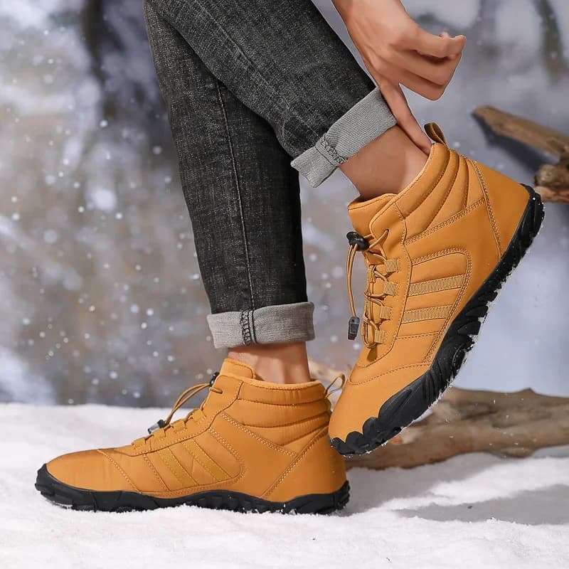 Scarpe da esterno impermeabili in cotone Escursionismo Arrampicata Scarpe calde foderate in pile Coppia Sport Stivali da neve antiscivolo ispessiti zapatillas