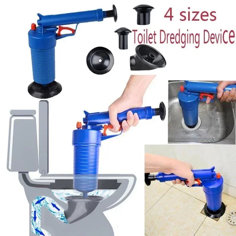 Pistola Blaster di scarico dell'aria ad alta pressione manuale lavello apriscatole bagno WC Closestool dragaggio tubi pompa pulita strumenti