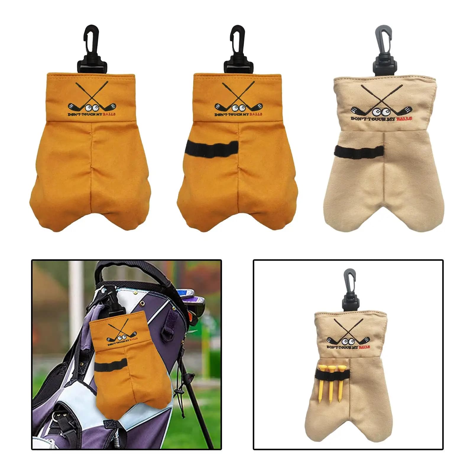 Borsa porta palline da minigolf, portaoggetti per allenamento golf, regalo per uomo e donna