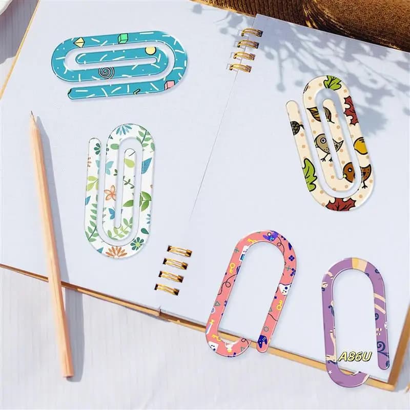 Confezione da 60 graffette in carta acrilica grezza per sublimazione, graffette per sublimazione jumbo da 4 pollici x 2 pollici per ufficio, casa, scuola, fai da te