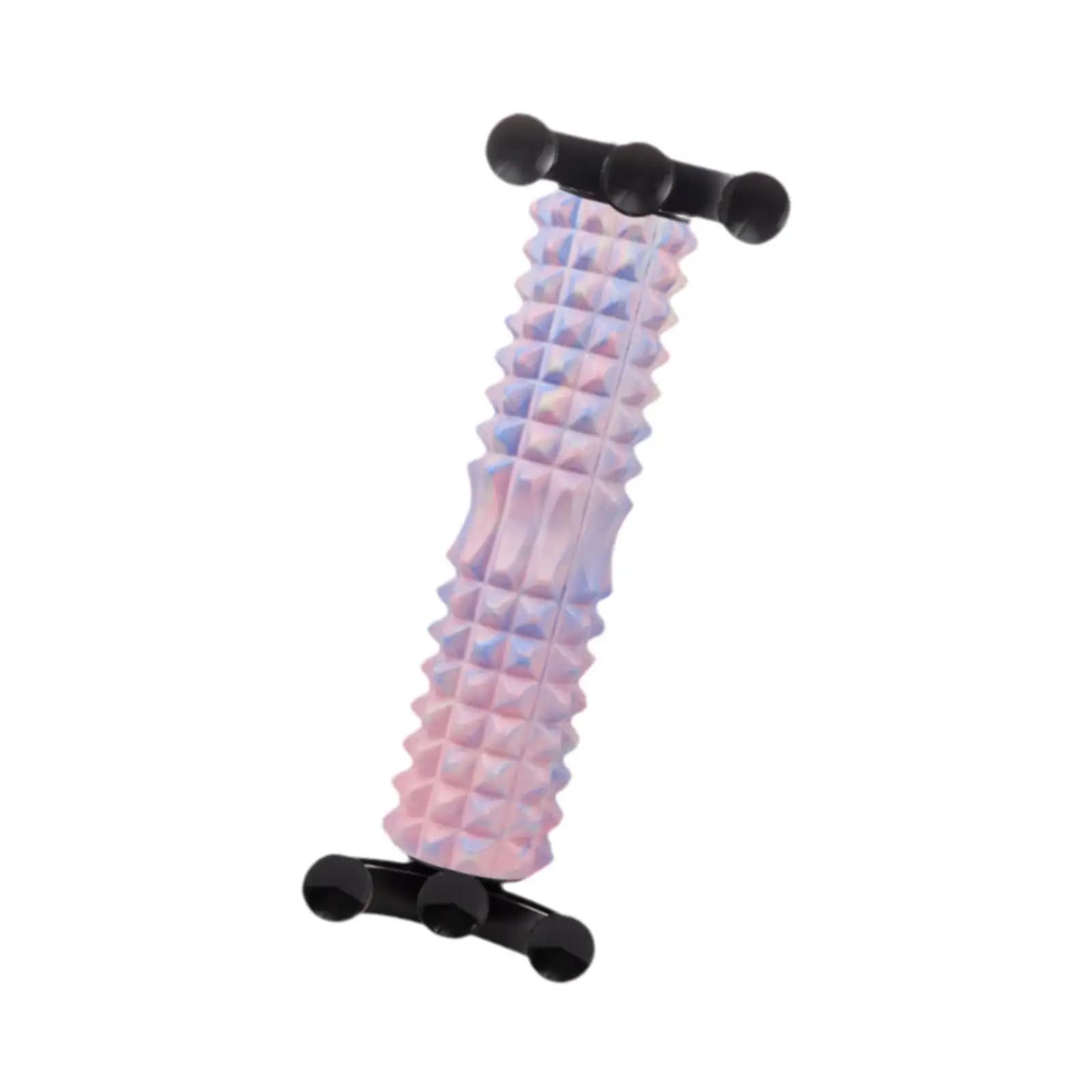 Rullo in schiuma con ventose, massaggiatore leggero in EVA per tessuti profondi, rullo fitness per gambe, yoga, pilates, schiena e sport