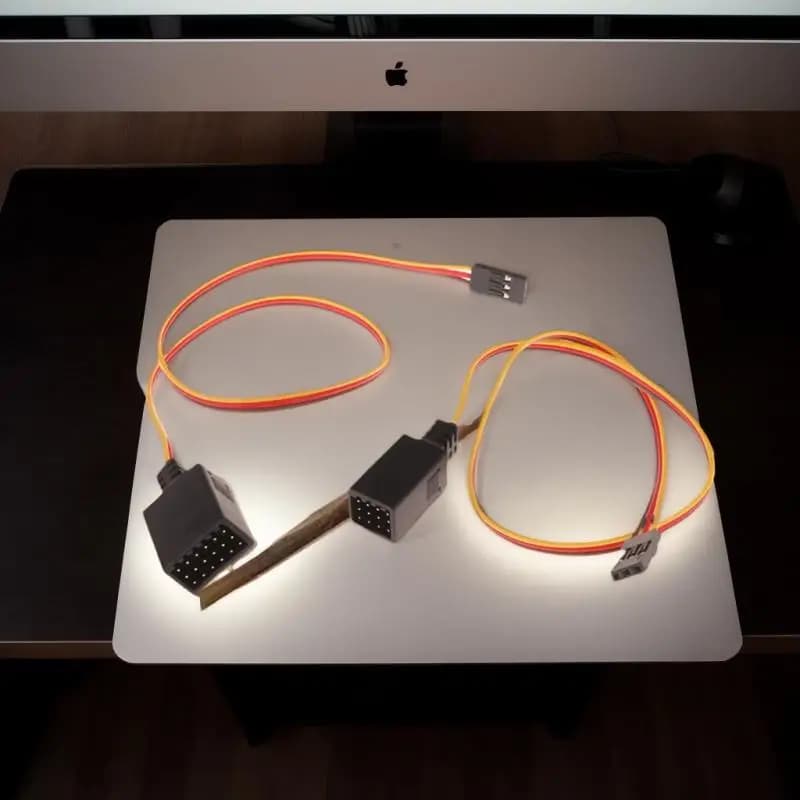 Versatile cavo prolungato tipo Y da 30 cm per servo Futaba Jr, ottimale per auto RC, navi ed elicotteri