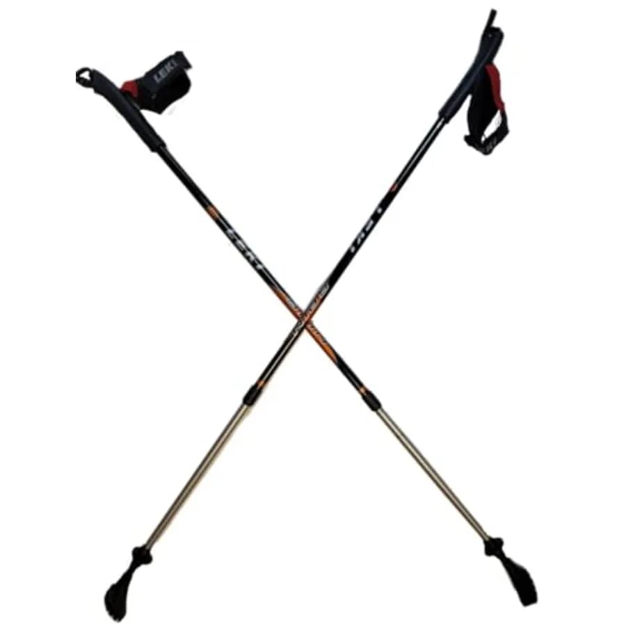 Bastoncini da Nordic Walking Spin Nero/Arancione 100cm-135cm