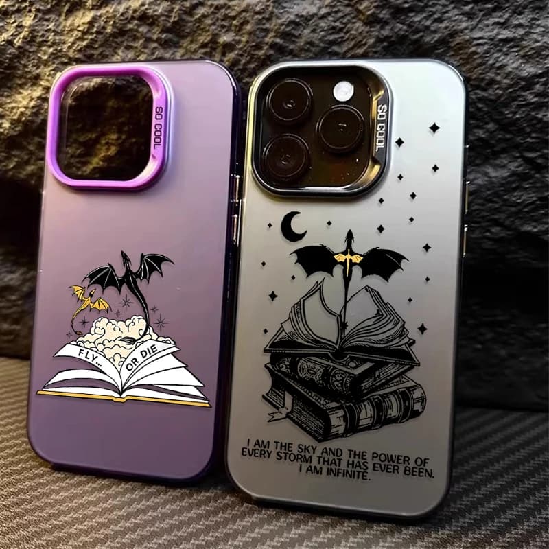Cool Dragon Wings Phone Case for Xiaomi Redmi Note 7 8 9 9S 10 11 12 13 14 15 Pro Plus 4G 5G Anti Fall Matte Back Cover