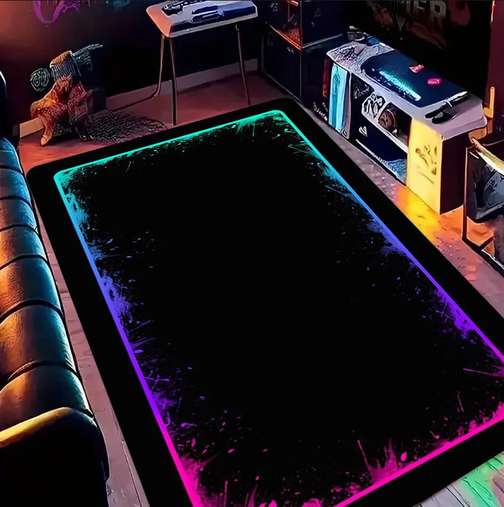 Sala giochi Tappeto da gioco Grotta da uomo Tappeto da camera per e-sport Tappeto da divano per soggiorno Giocatore di gioco Decorazioni per la casa, Tappeto per la decorazione della stanza degli adolescenti