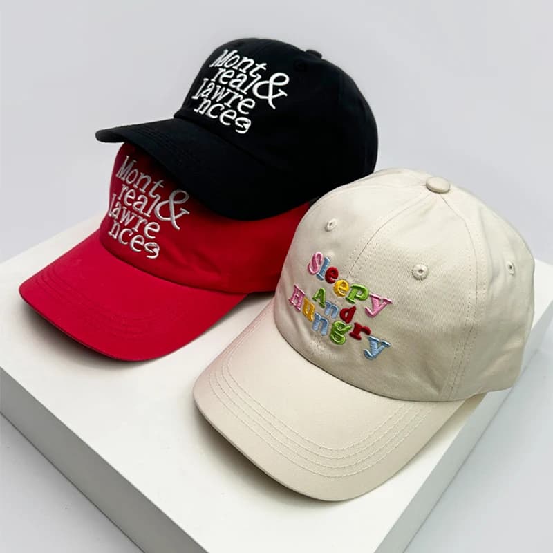 Nuovi uomini donne coreano lettera ricamo cappelli da Baseball parasole Versatile traspirante Snapback Caps Fashion Street ins ricreativo