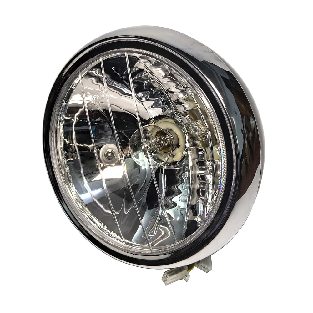 Per Keeway Superlight 125/150/200 QJ200-2G Moto Rotondo Cromato Faro Anteriore Testa Della Lampada di Montaggio