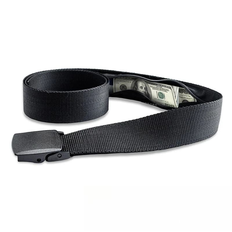 New Travel Cash Anti Theft Money Belt Portable Hidden Money Strap Belt Wallet Waist Pack Men Hiding Belt For Men Women