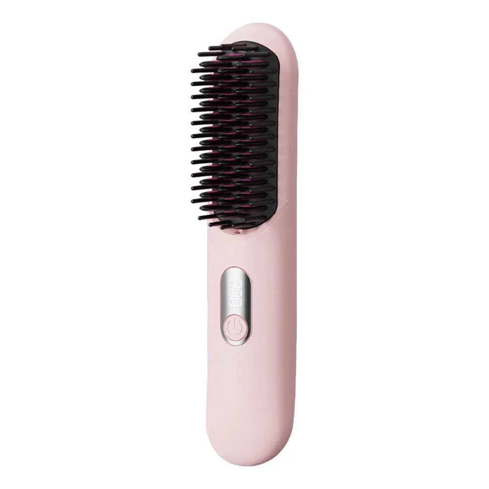 Portable Wireless Hair Plate Type C 4 Temperature Settings Straight Hair comb Mini comb for rechargeable smooth