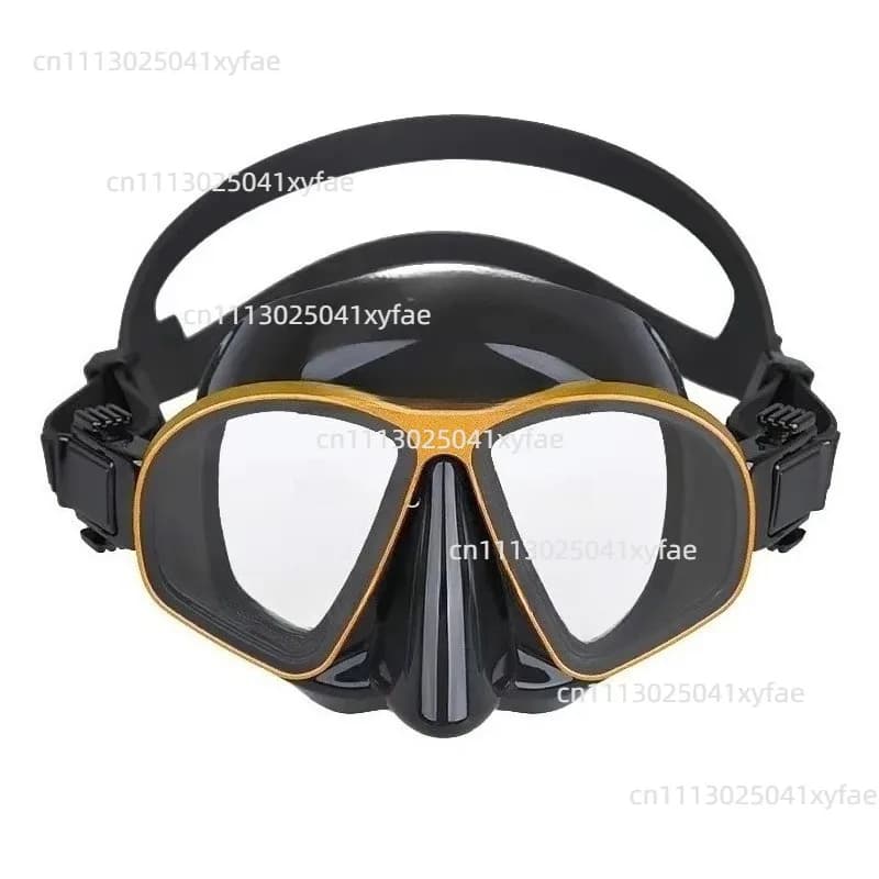 Professional Silicone Free Diving Mask, Low Volume Aluminum Alloy Frame, Waterproof Diving Swimming Snorkeling