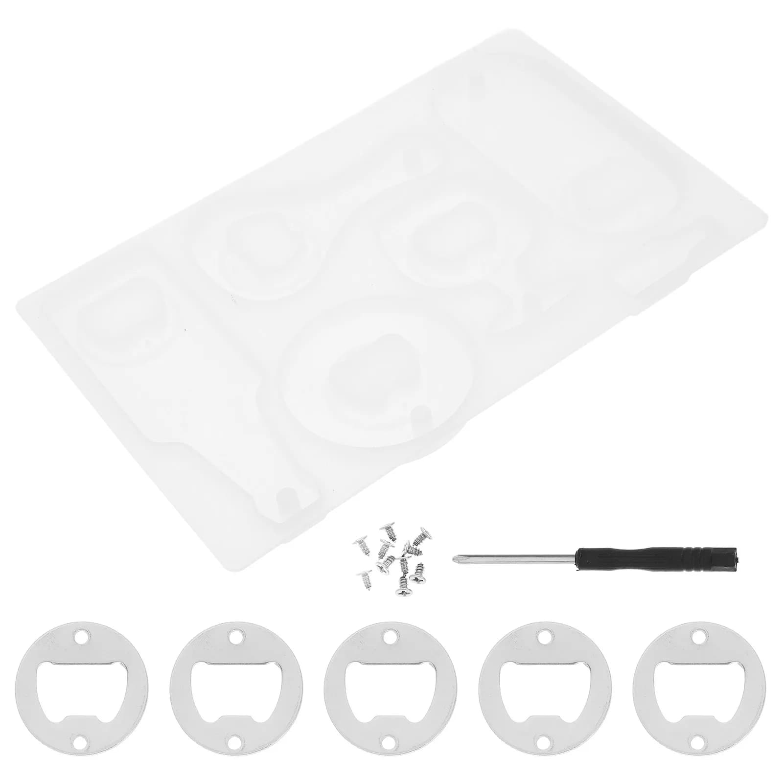 Set di Stampi in Silicone per Apribottiglie, Accessorio Creativo Fai-da-Te per Creazioni in Resina, Multifunzione per Aprire Bottiglie
