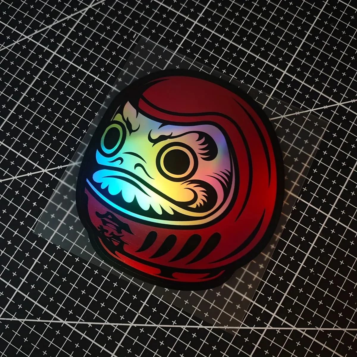 Adesivo in vinile A Dharma Bodhisattva - Adesivo carino e portafortuna con incisione laser per motociclette, skateboard, bagagli, auto | Durevole