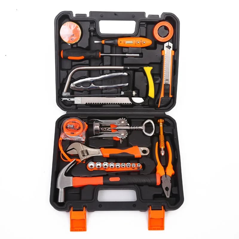 58pcs Household Tool Kit General Home Repair Tool Set Home Repair Basic Hand Tool Sets for Home Maintenance