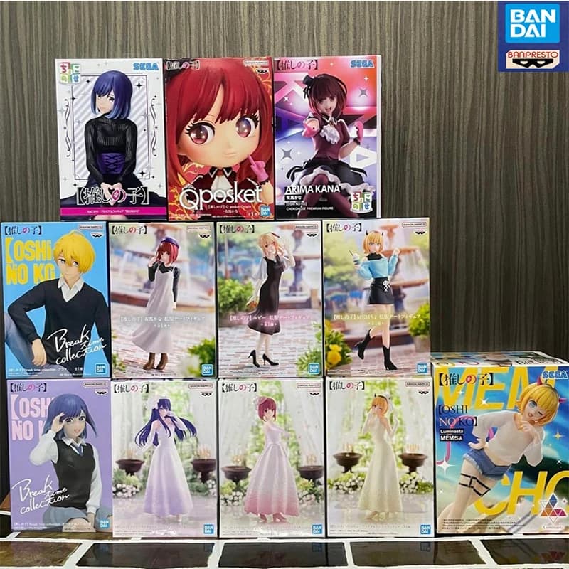 Disponibile Originale Bandai Banpresto Oshi No Ko Ruby Memcho Akane Kurokawa Kana Arima Ai Anime Action Figures Collezione di Modelli