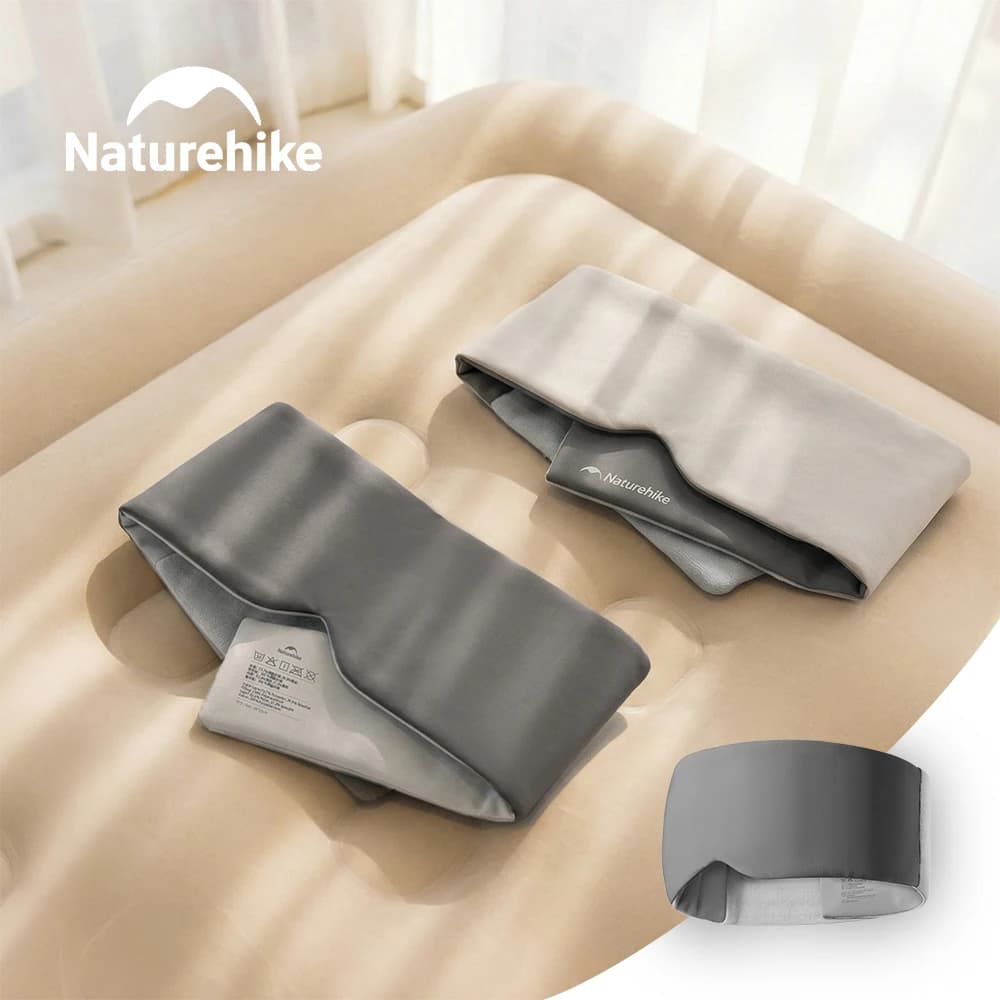 Naturehike 2026 Nuova Maschera per Dormire Morbida Anti-Luce con Fascia Regolabile, Silenziosa per Campeggio e Riposo