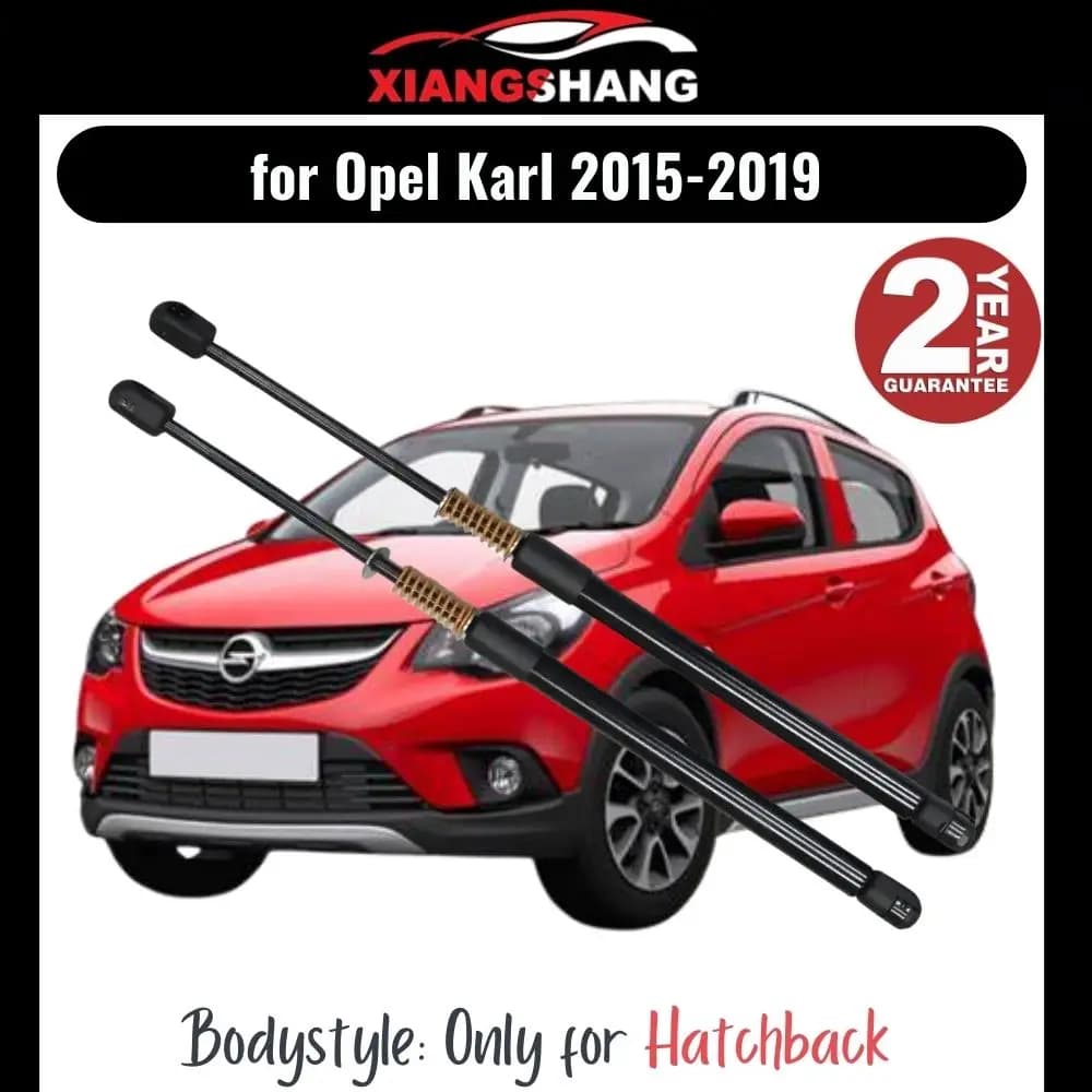 Ammortizzatore portellone posteriore 2 pezzi per Opel Karl 2015-2019 Portellone portellone con molla bagagliaio Ammortizzatori a gas caricati a gas