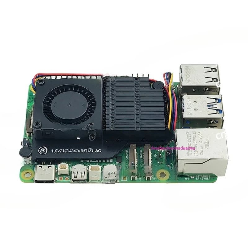 radiatore in alluminio Ventola turbo Raspberry Pi 5 PWM