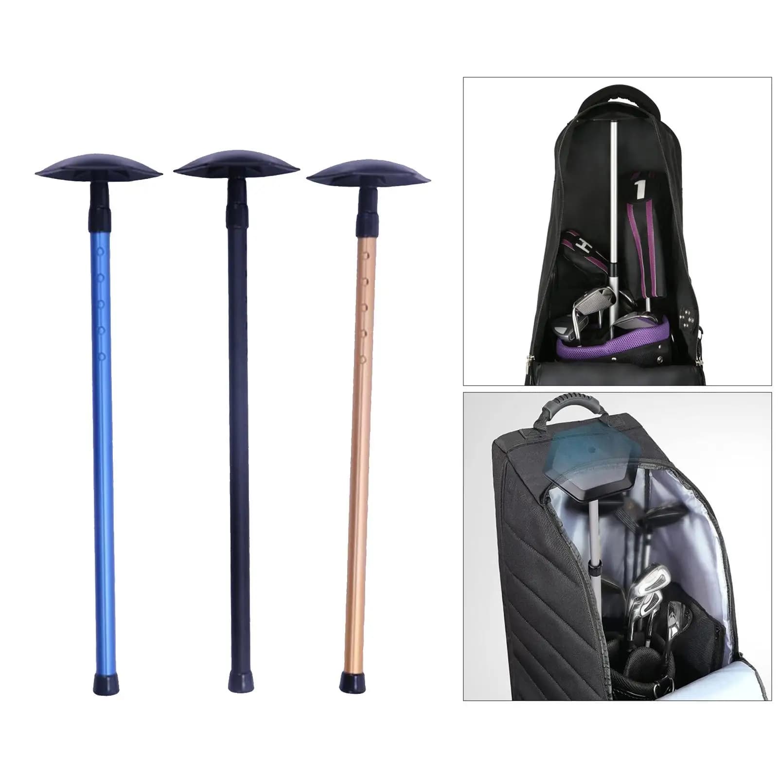 Borsa Protettiva per Mazze da Golf con Sistema di Supporto Backbone, Coprimazze in Alluminio, Protezione per Mazze da Golf