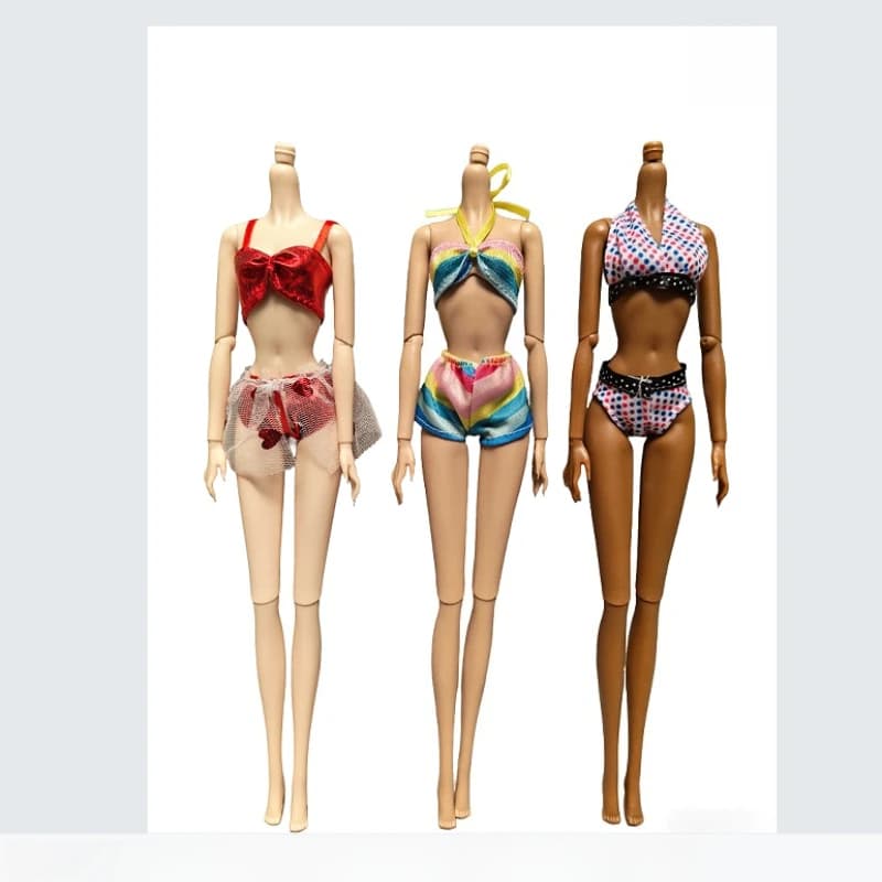 Bambola BJD 1/6, Moda Europea, con Corpo Articolato Rimovibile, 30 cm, Pelle Marrone e Bianca, Giocattolo Fai-da-te per Bambini, Regalo (Solo Bambola)
