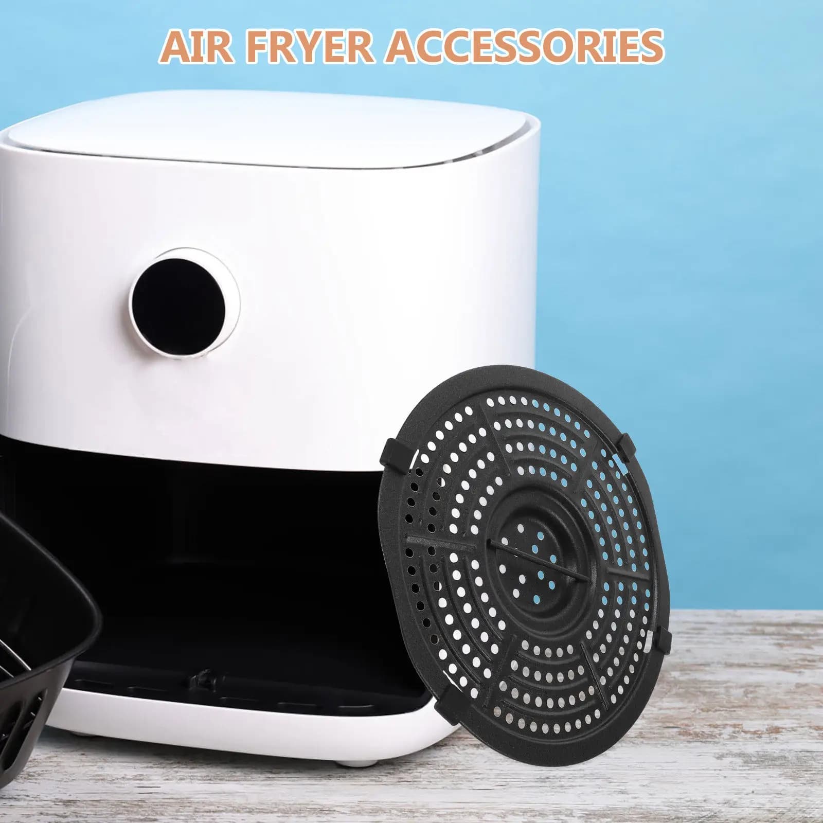 Air Frying Machine 18 cm, Frying Machine for Fries Fried, BBQ, Steaks and Pizza