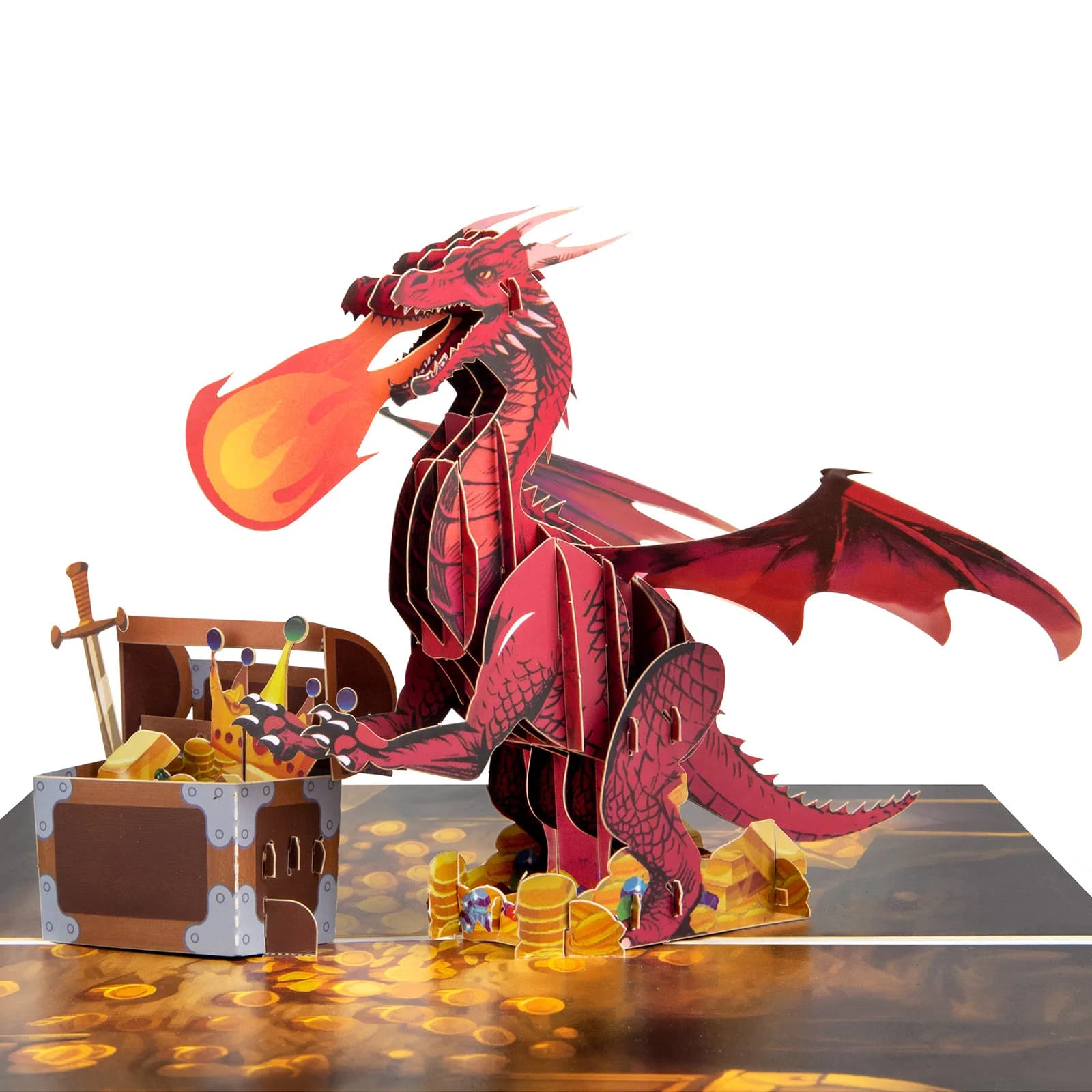 Charizard 3D Pop-up Card Dragon Biglietto di auguri di compleanno per bambini Design pieghevole interattivo Regalo di compleanno a tema anime