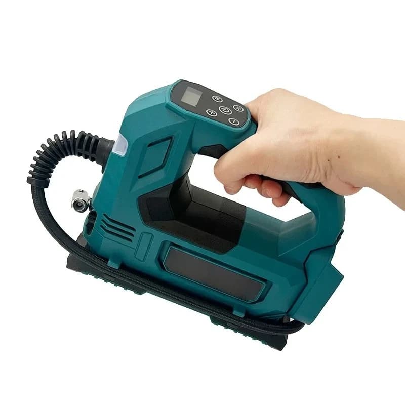 Compressore d'aria per pneumatici per batteria Makita da 18V, pompa d'aria portatile, gonfiatore automatico senza fili, pompa d'aria elettrica portatile per auto