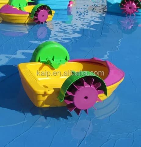 Kayak elettrico in plastica Baratos Pesca economici Paddle Boats Pedale A remi a mano HDPE Paraurti per acqua Pneumatico gonfiabile Aqua Pool