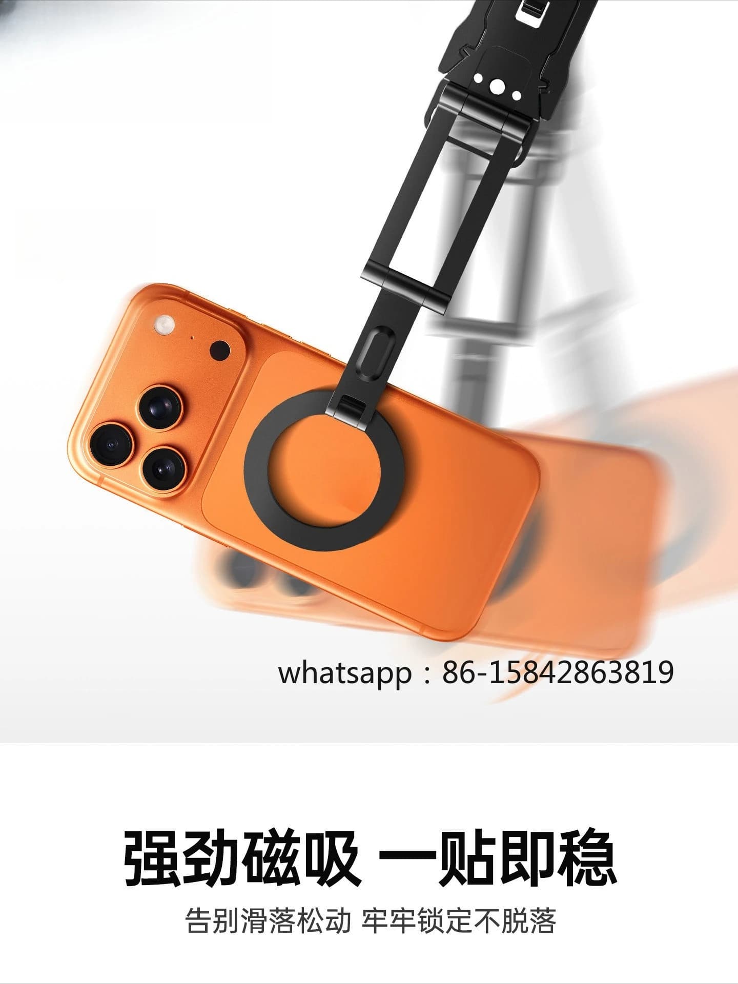 Pocket magnetic phone tripod 2026 new desktop shooting stand, foldable and portable