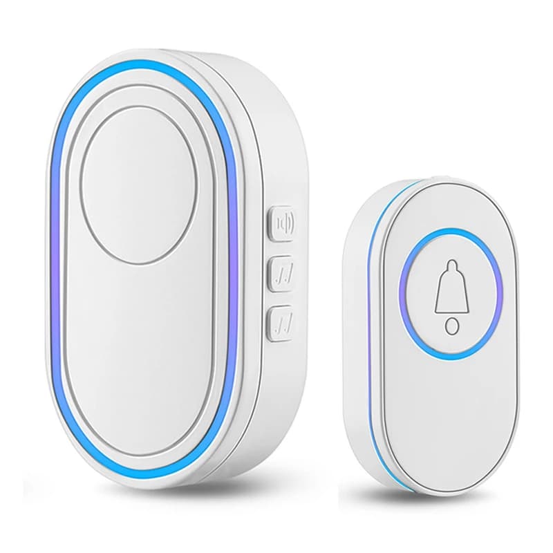 Welcome Doorbell Intelligent Wireless Doorbell Waterproof Remote EU US Plug smart Door Bell Chime