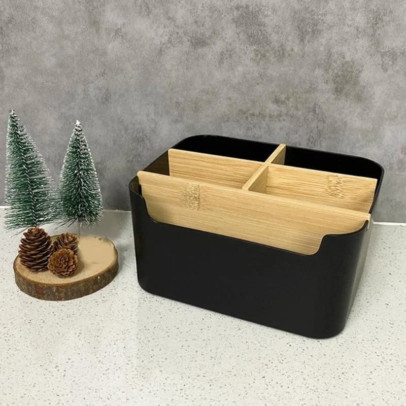 Multifunctional Desk Organisers Pen Holder with 5 Compartments for Pen, Staplers