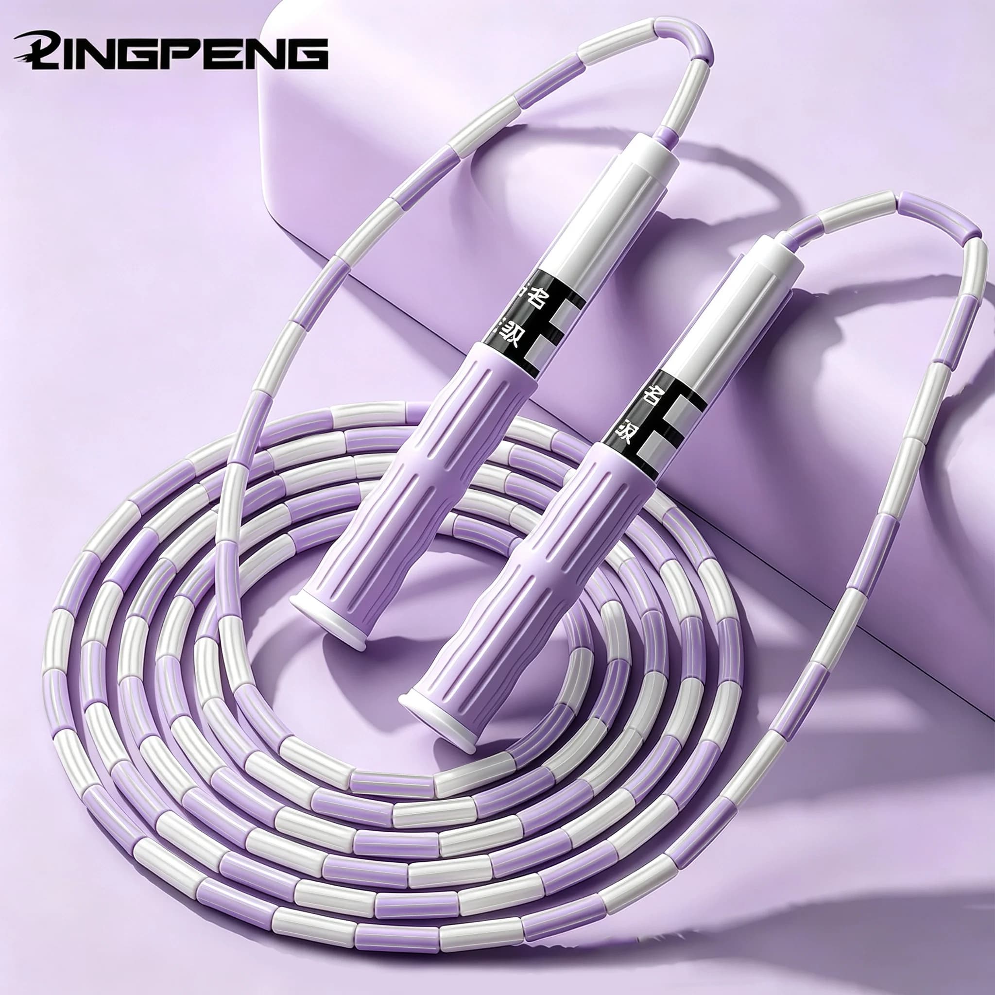Bamboo Joint Soft Bead Skipping Rope Anti-Skid Segmented Fitness Jump Rope Professional Anti Slip Sports Rope Children