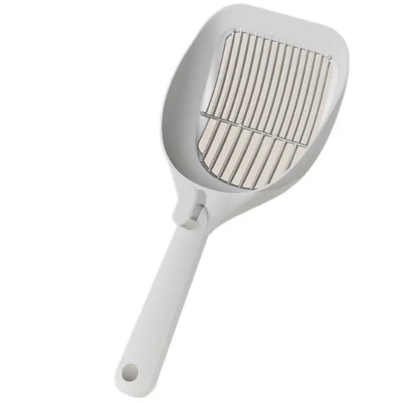 ABBP-Anti Stick Manico in metallo per lettiera per gatti Design ergonomico Scooper per gattini per la pulizia della lettiera